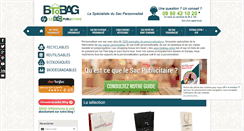 Desktop Screenshot of le-sac-publicitaire.fr