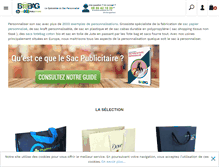 Tablet Screenshot of le-sac-publicitaire.fr